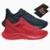 Kit 2 Tênis Masculino Esporte Academia Corrida Cadarço Treino Dia a Dia + Carteira - Vermelho+Azul