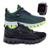 Kit 2 Tênis Masculino Leve Conforto Resistente + Relógio - Preto+verde