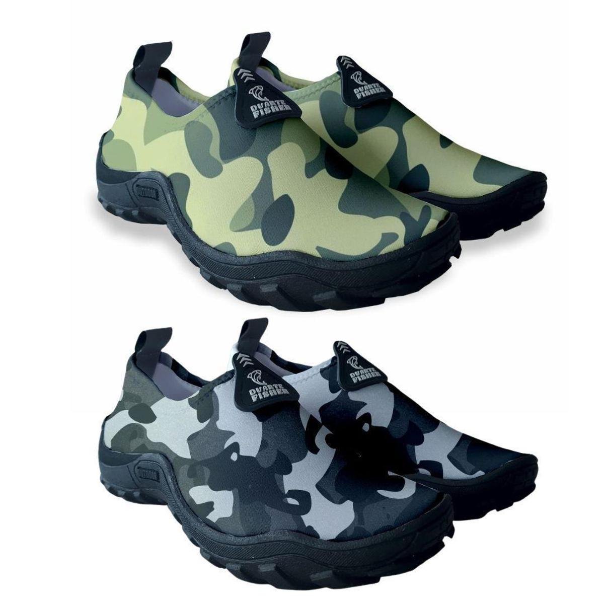 Kit 2 Tenis Sapatilha Pesca Treking caiaque Aquatica Beach Tennis Futevôlei Antiderrapante Náutica Menor preço em Kit 2 Tenis Sapatilha Pesca Treking caiaque Aquatica Beach Tennis Futevôlei Antiderrapante Náutica