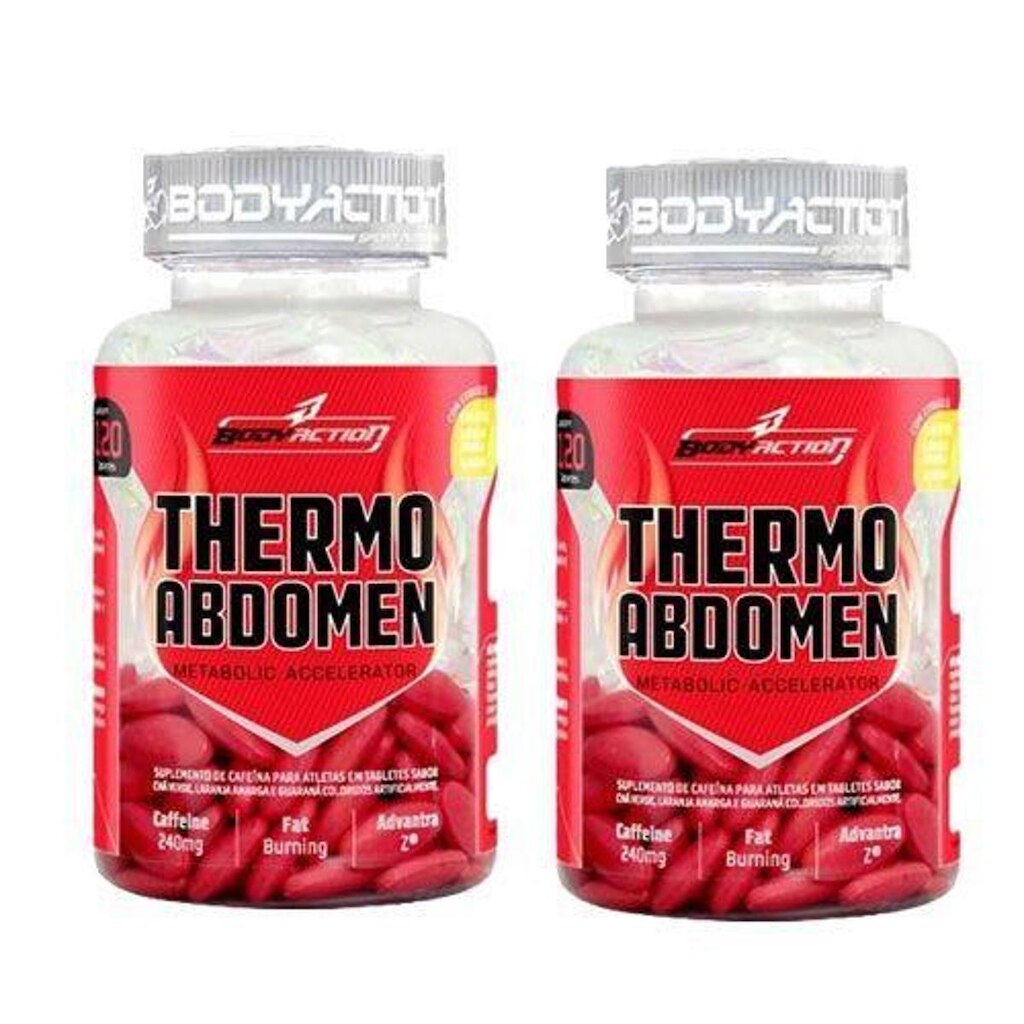 Kit 2 - Thermo Abdomen - 120 tabletes - BodyAction