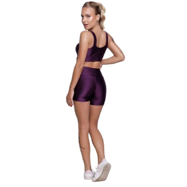 KIT 2 Top e Short New Zig 3D Serra e Mar Conjunto Para Academia Treino Moda Fitness Feminina