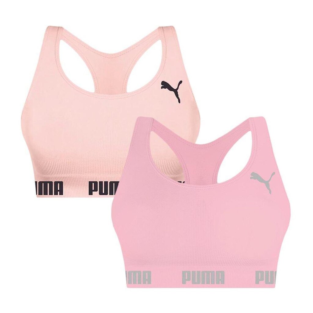 Kit 2 Tops Puma Nadador Sem Costura Feminino