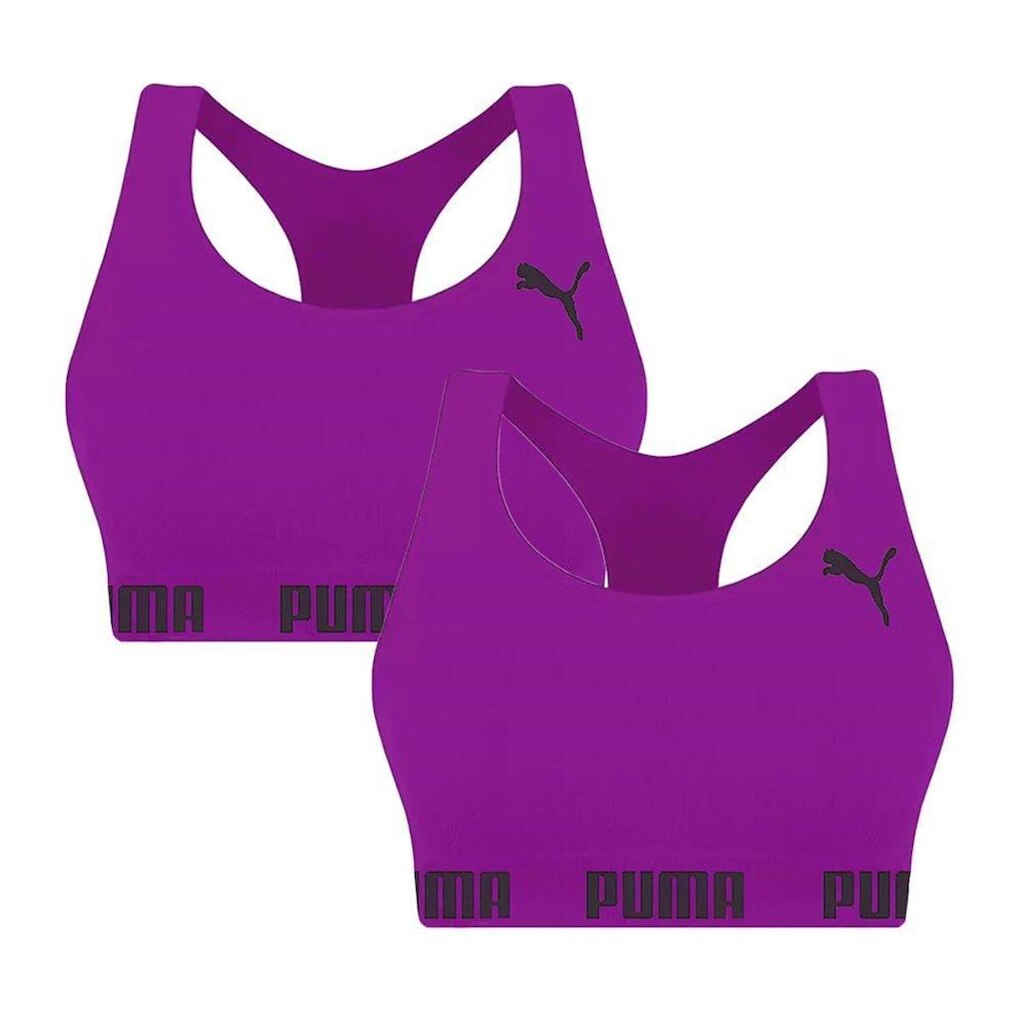 Kit 2 Tops Puma Nadador Sem Costura Feminino