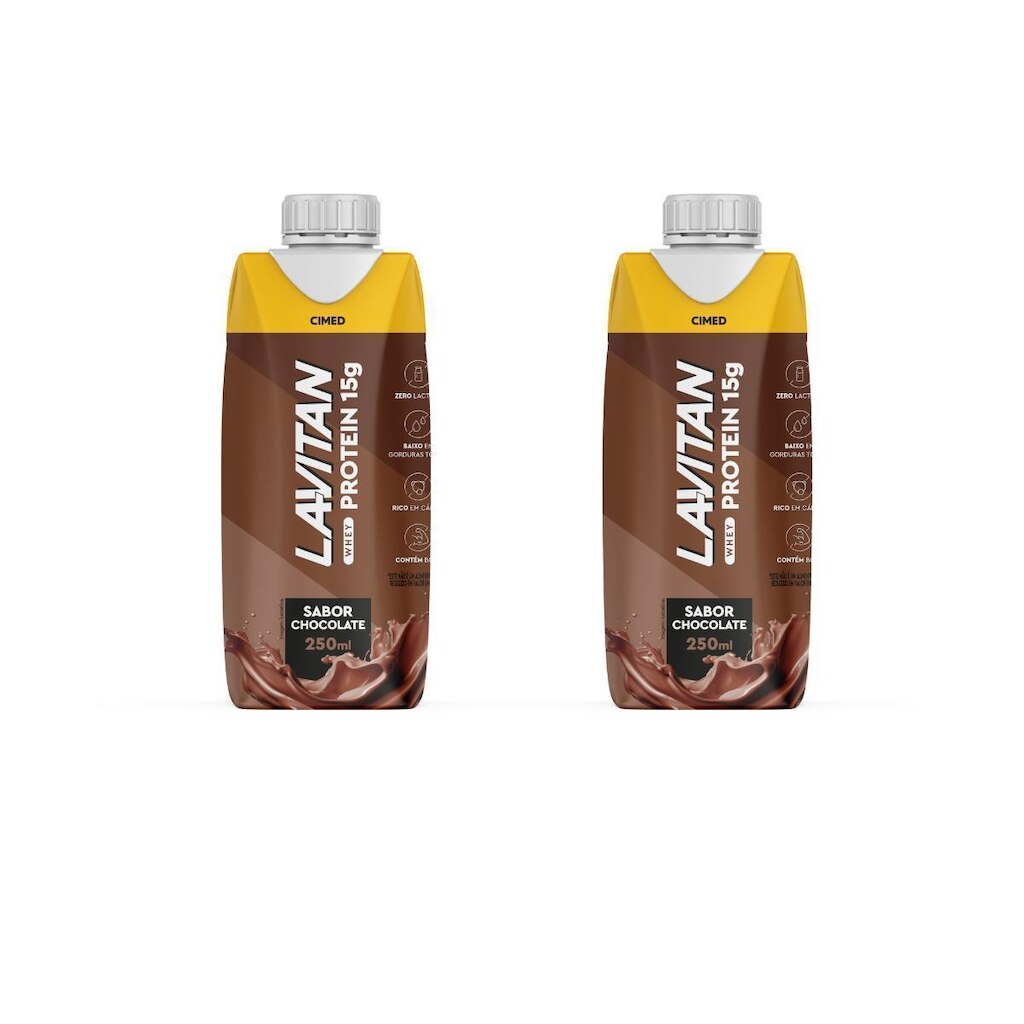 Kit 2 und  Whey Protein Sabor Chocolate 250ml