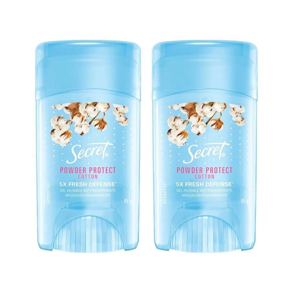 Kit 2 Unds Desodorante Antitranspirante em Gel Secret Menor preço em Kit 2 Unds Desodorante Antitranspirante em Gel Secret