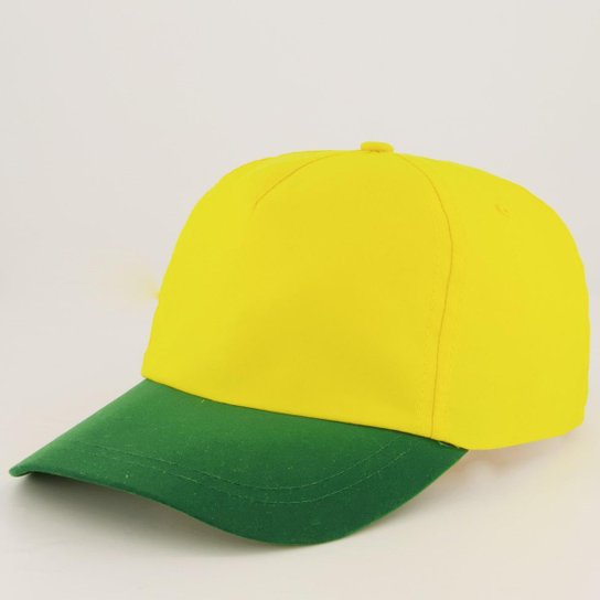 Kit 20 Bonés Dras Sports Amarelo e Verde