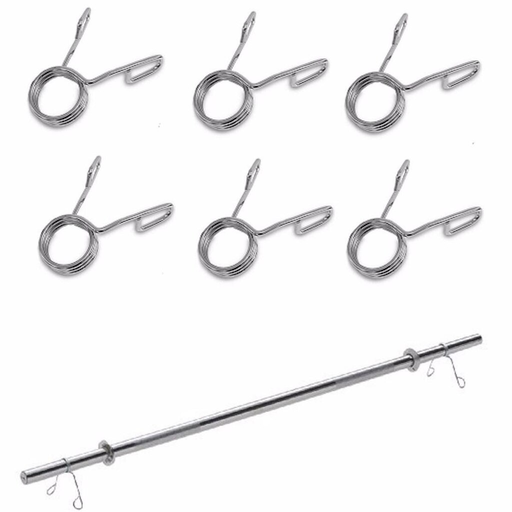Kit 20 Presilhas  Barra Grampo 3 Voltas 25.40 Mm