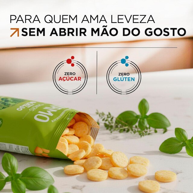 Kit 20 Snack Salgadinho De Arroz Ervas Finas Yamo Topway 25G