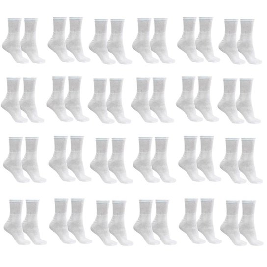 Kit 24 Pares De Meia Infantil Uniforme Escolar New Life - Branco é ruim? Kit 24 Pares De Meia Infantil Uniforme Escolar New Life - Branco é boa?