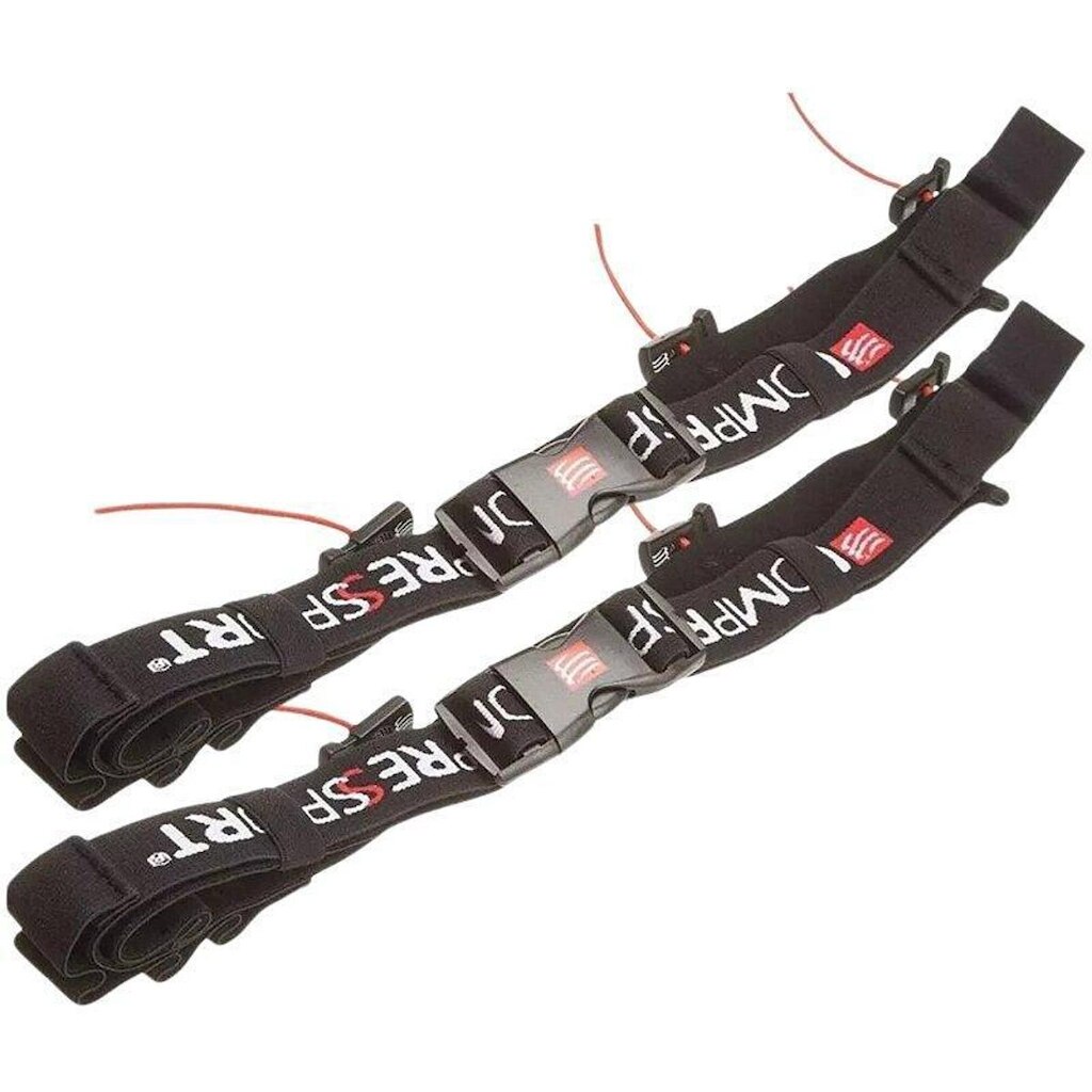 Kit 2und Porta Número Numeral Compressport New Race Belt