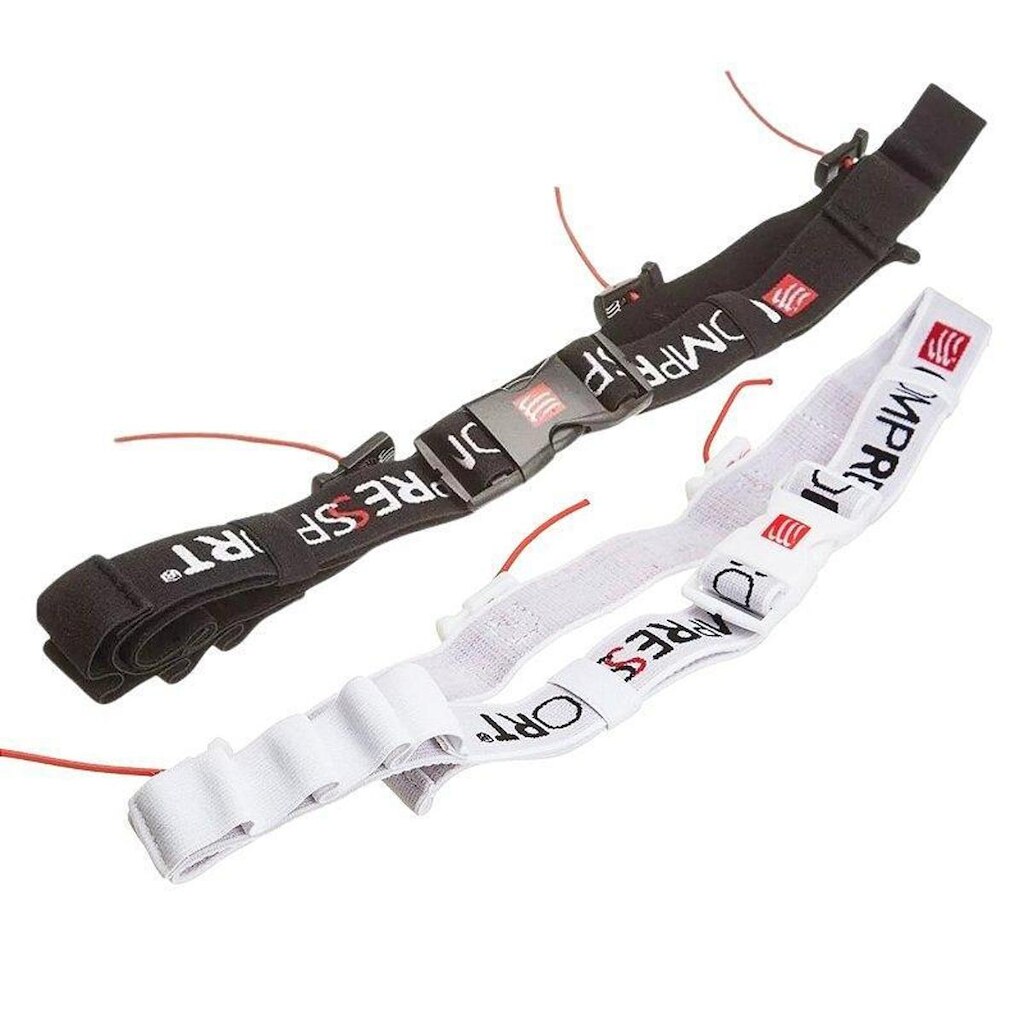 Kit 2und Porta Número Numeral Compressport New Race Belt