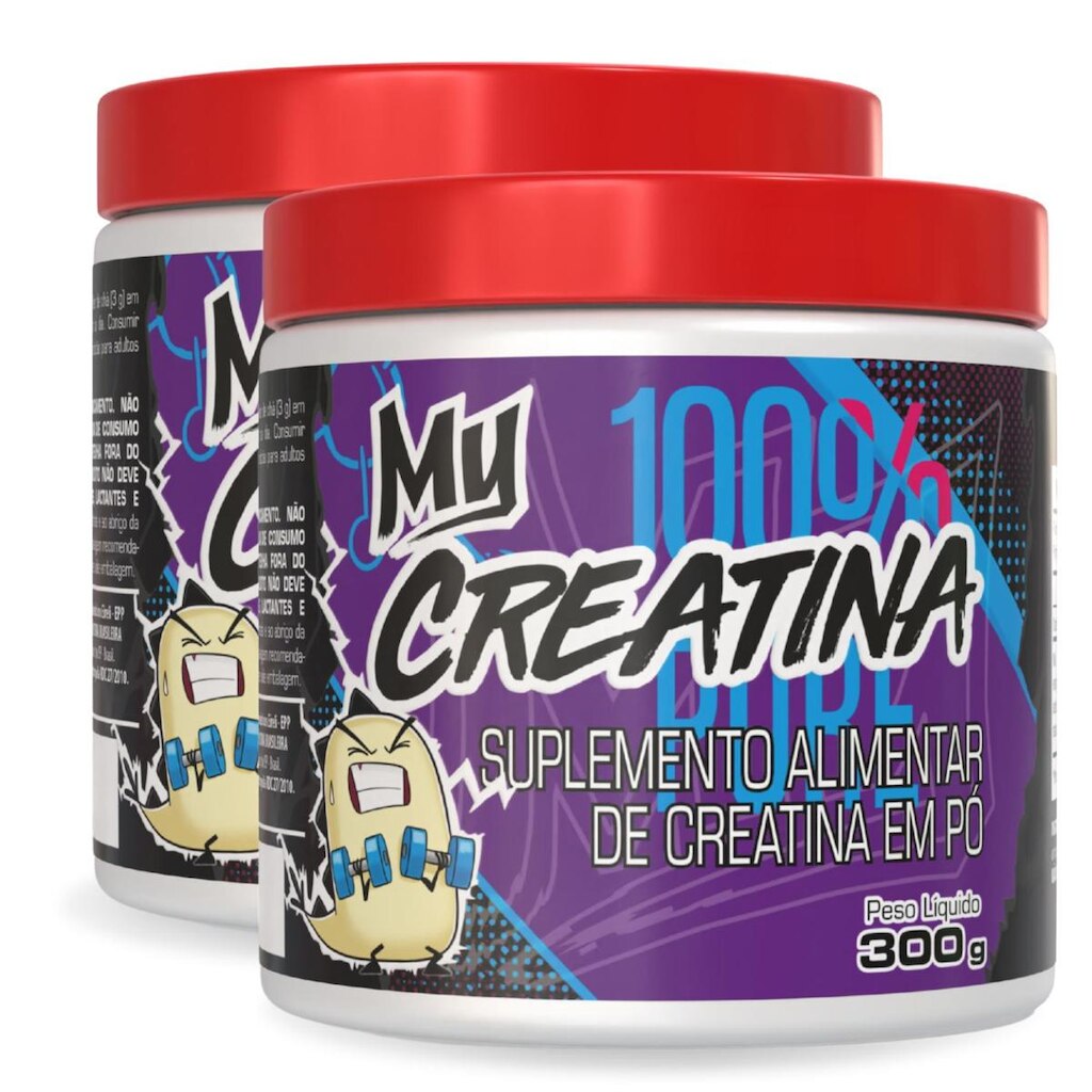 Kit 2x 100 Creatina 300g – My Suplementos
