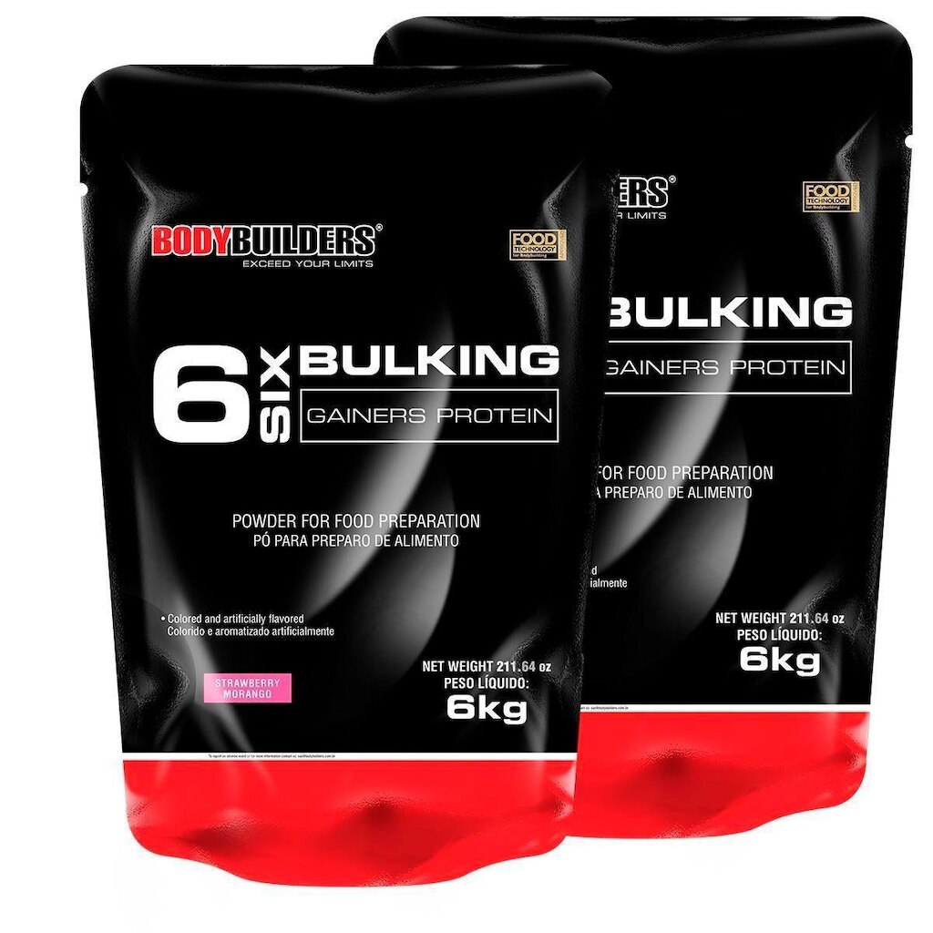 Kit 2x 6 Six Bulking 6kg Bodybuilders