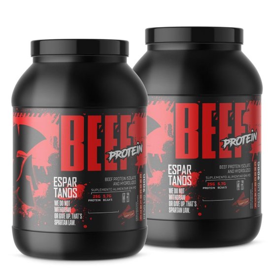 Kit 2x Beef Protein 900g - Espartanos Menor preço em Kit 2x Beef Protein 900g - Espartanos