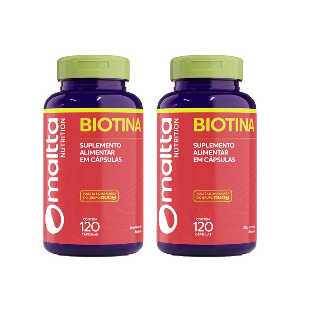 Kit 2x Biotina 2x60 cápsulas Maltta