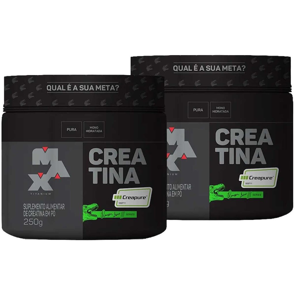Kit 2x Creatina Creapure Ramon Dino 250g Max Titanium