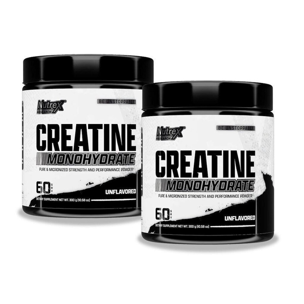 Kit 2x Creatina Monohidratada 300g - Nutrex Research