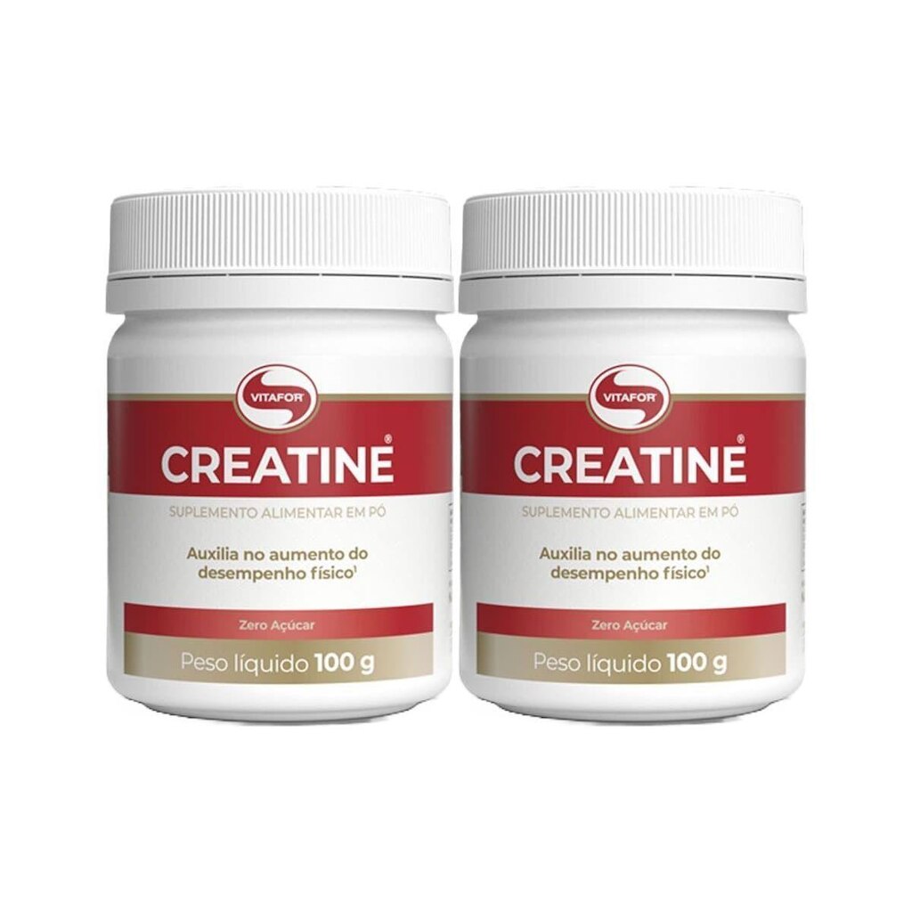 Kit 2X Creatine Monohidratada - 100g - Vitafor