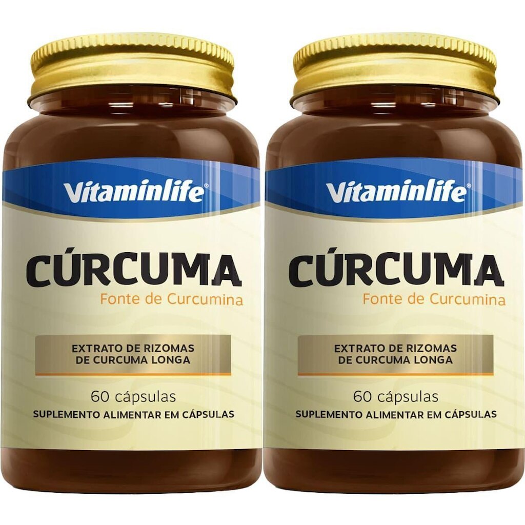 Kit 2X Cúrcuma - 60 Cápsulas - VitaminLife