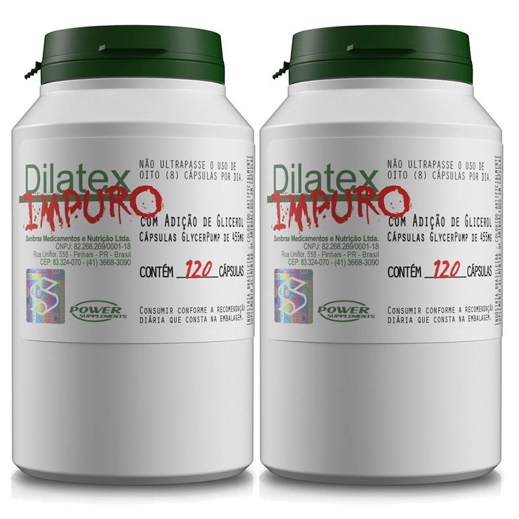 Kit 2X Dilatex Impuro - 120 Cápsulas - Power Supplements