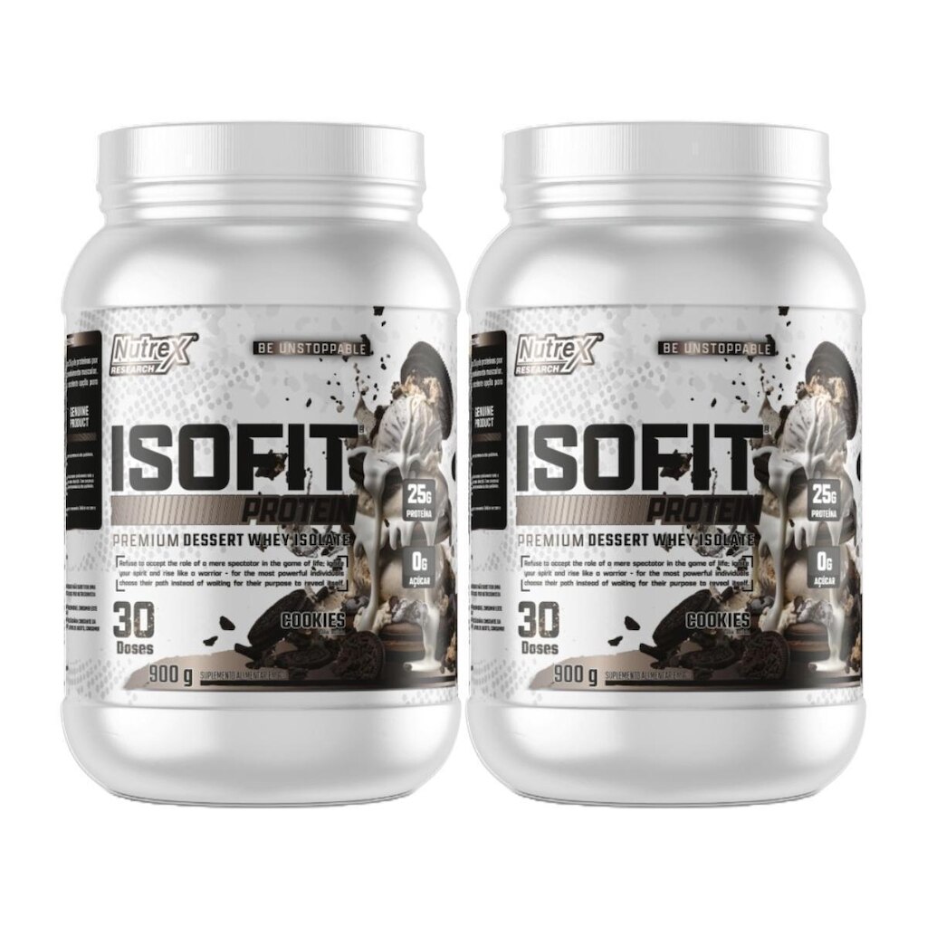 Kit 2X Isofit Protein Premium 900G Nutrex Research