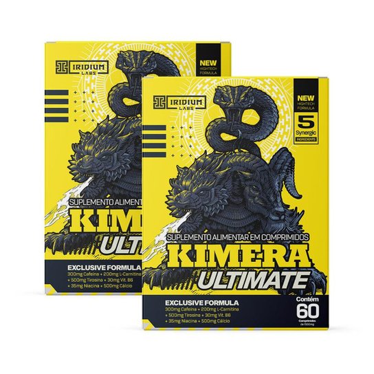Kit 2x Kimera Ultimate 120 comps - Thermo Tecnológico Menor preço em Kit 2x Kimera Ultimate 120 comps - Thermo Tecnológico