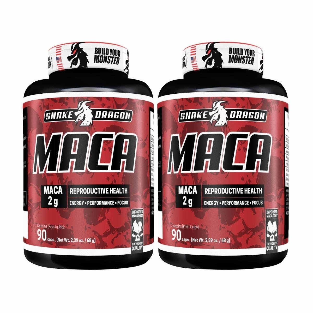 Kit 2x Maca 2000mg - 90 Cápsulas, Fórmula Importada Menor preço em Kit 2x Maca 2000mg - 90 Cápsulas, Fórmula Importada