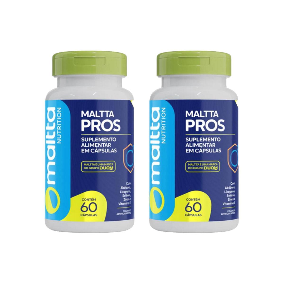 Kit 2x Maltta Pros Saúde do Homem 2x60 cápsulas Maltta