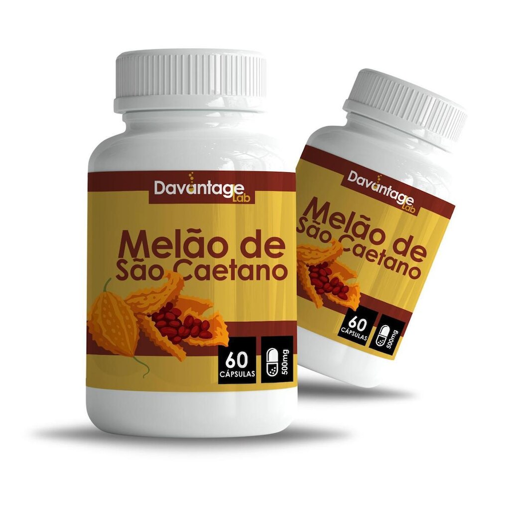 Kit 2x Melão De São Caetano Em Cápsulas 500mg