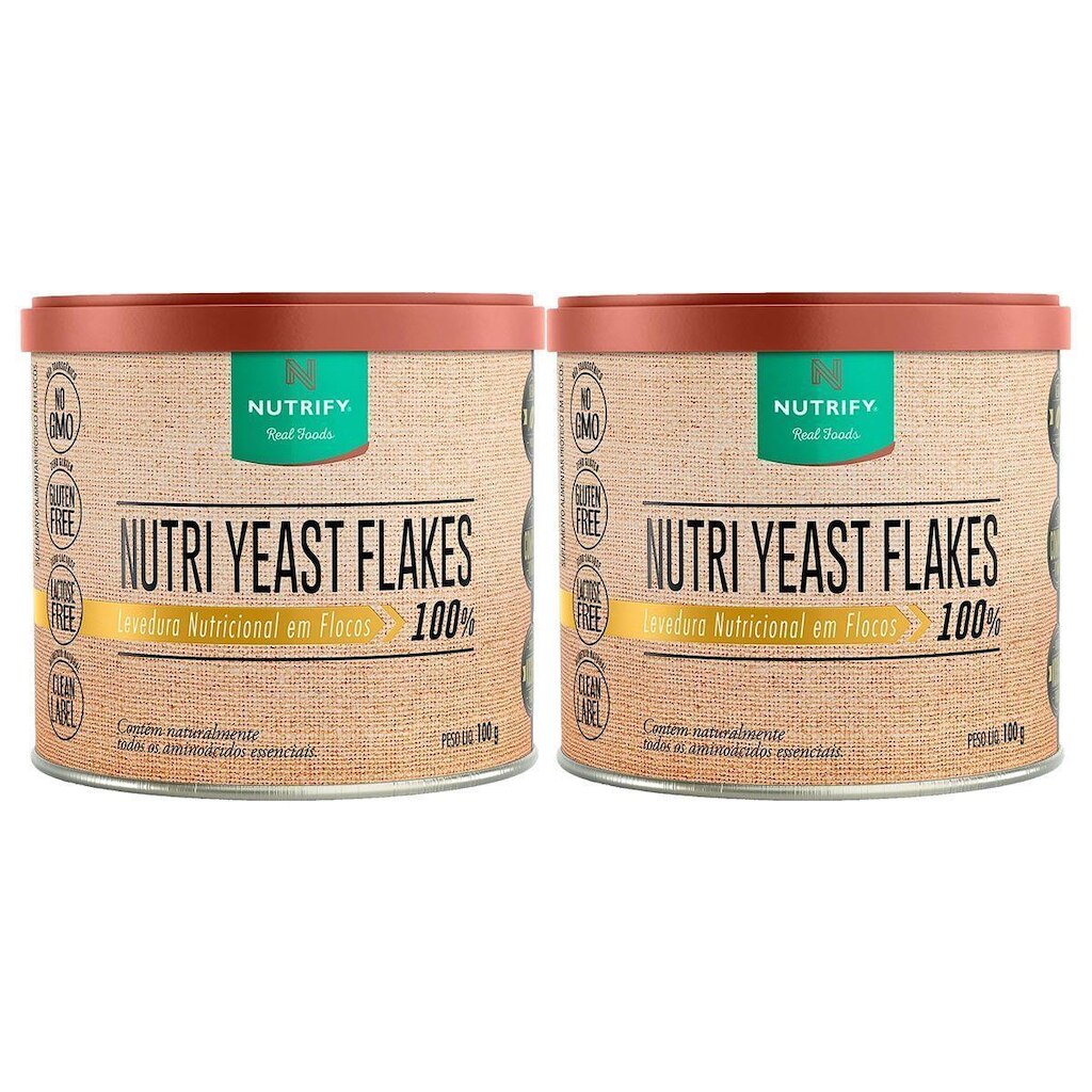 Kit 2X Nutri Yeast Flakes - 100g - Nutrify