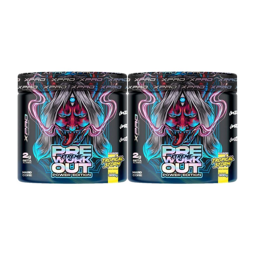 Kit 2x Pré Treino Xtreme Edition 300g XPro Nutrition