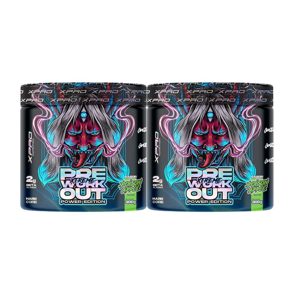 Kit 2x Pré Treino Xtreme Edition 300g XPro Nutrition