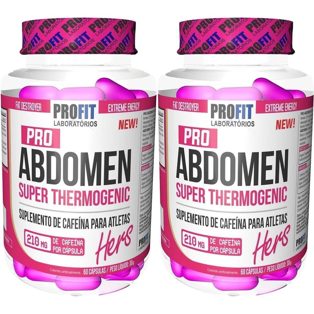 Kit 2X Pro Abdomens Hers - 60 Cápsulas - ProFit