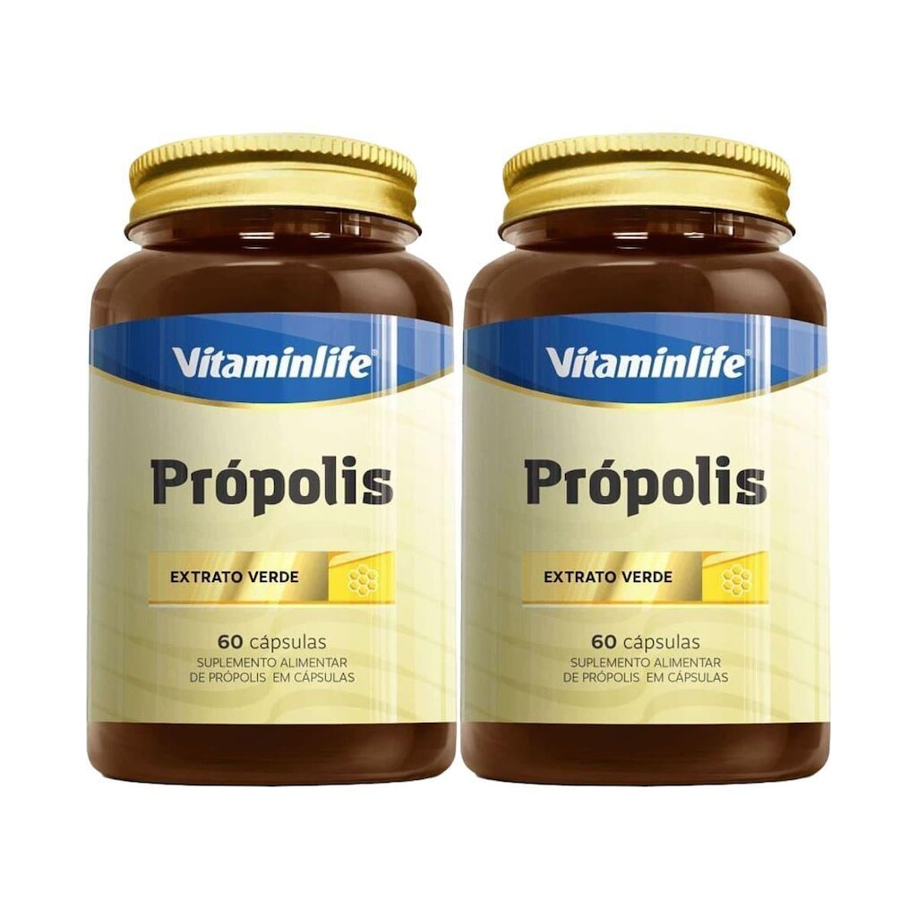 Kit 2X Própolis - 60 Cápsulas - Vitaminlife