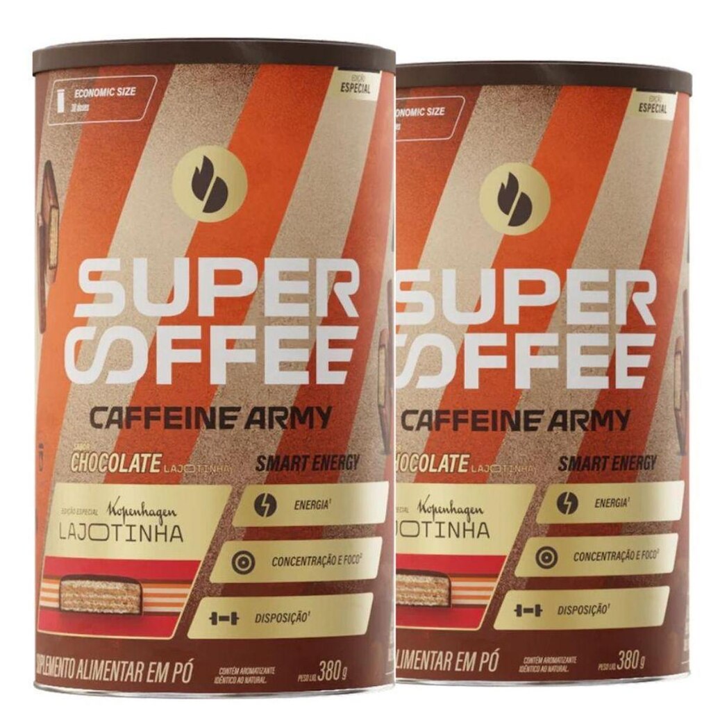 Kit 2x SuperCooffee 3.0 Lajotinha 380g - Caffeine Army