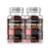 KIT 2X Suplemento Vitaminas Dilated - 120 Cápsulas vermelho Body Nutry - Preto+Vermelho - Incolor