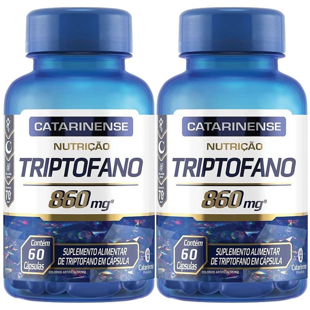Kit 2X Triptofano - 60 Cápsulas - Catarinense Nutrição