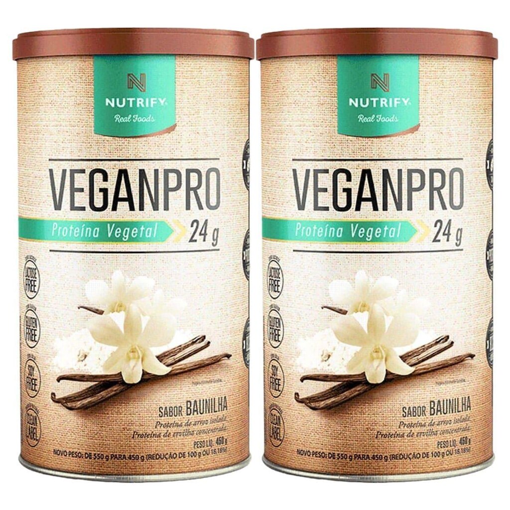 Kit 2X VeganPro - 450g Baunilha - Nutrify