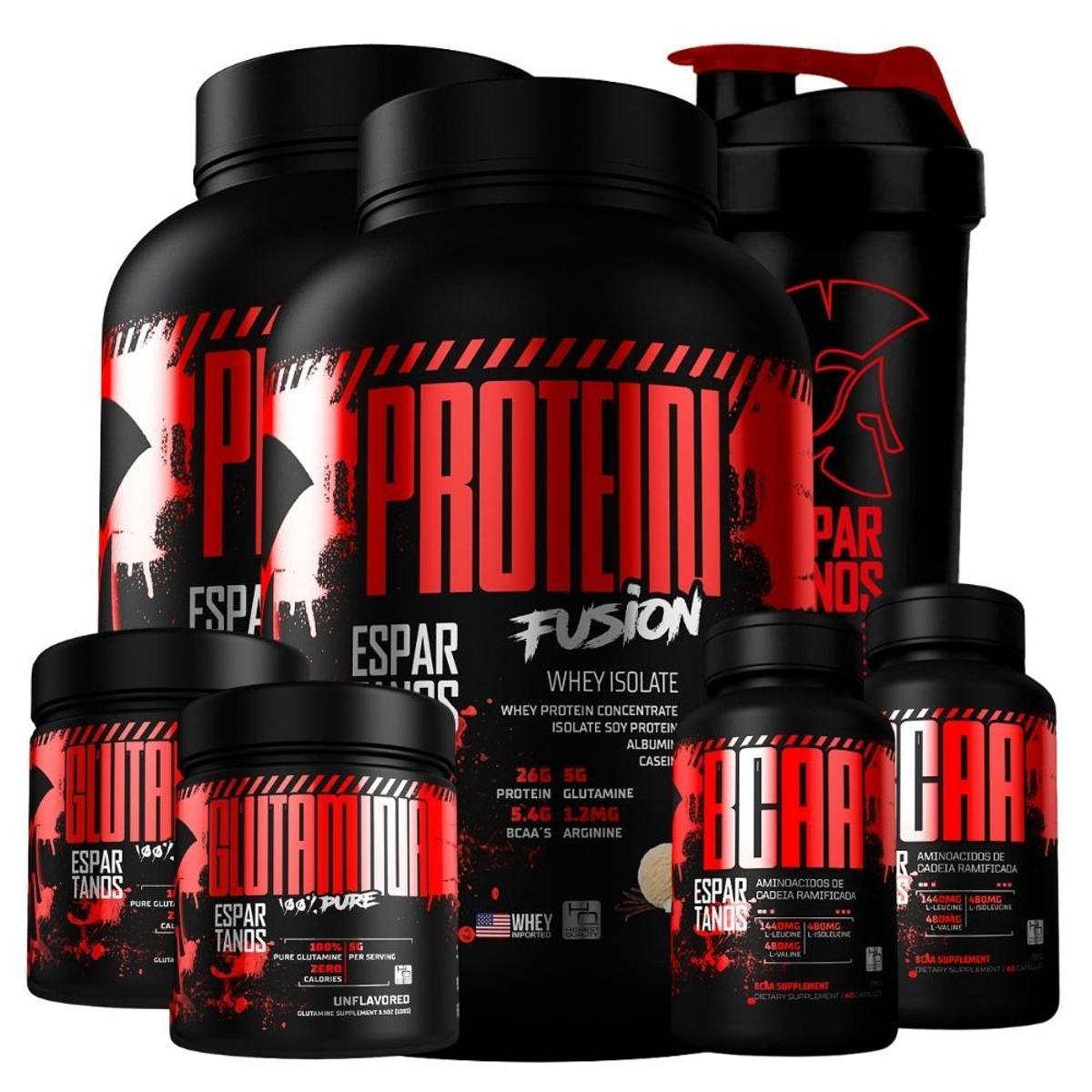 Kit 2x Whey Fusion + 2x Bcaa + 2x Glutamina + Shaker é ruim? Kit 2x Whey Fusion + 2x Bcaa + 2x Glutamina + Shaker é boa?