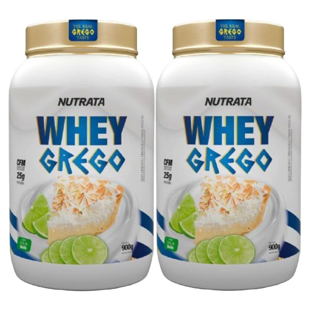 Kit 2X Whey Grego - 900g Torta de Limão - Nutrata