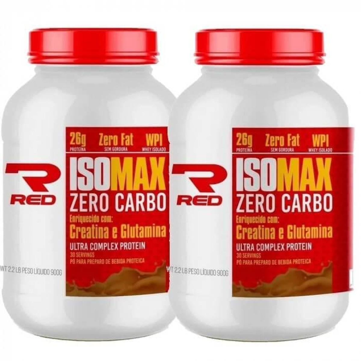 Kit 2x Whey Isomax (proteina Isolada) Zero Carbo (900g cada unidade