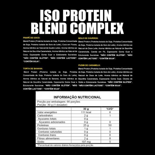 Kit 2x Whey Protein Blend Complex Iso  2Kg - XPRO