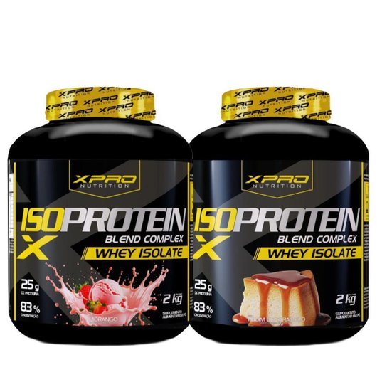Kit 2x Whey Protein Blend Complex Iso 2Kg - XPRO