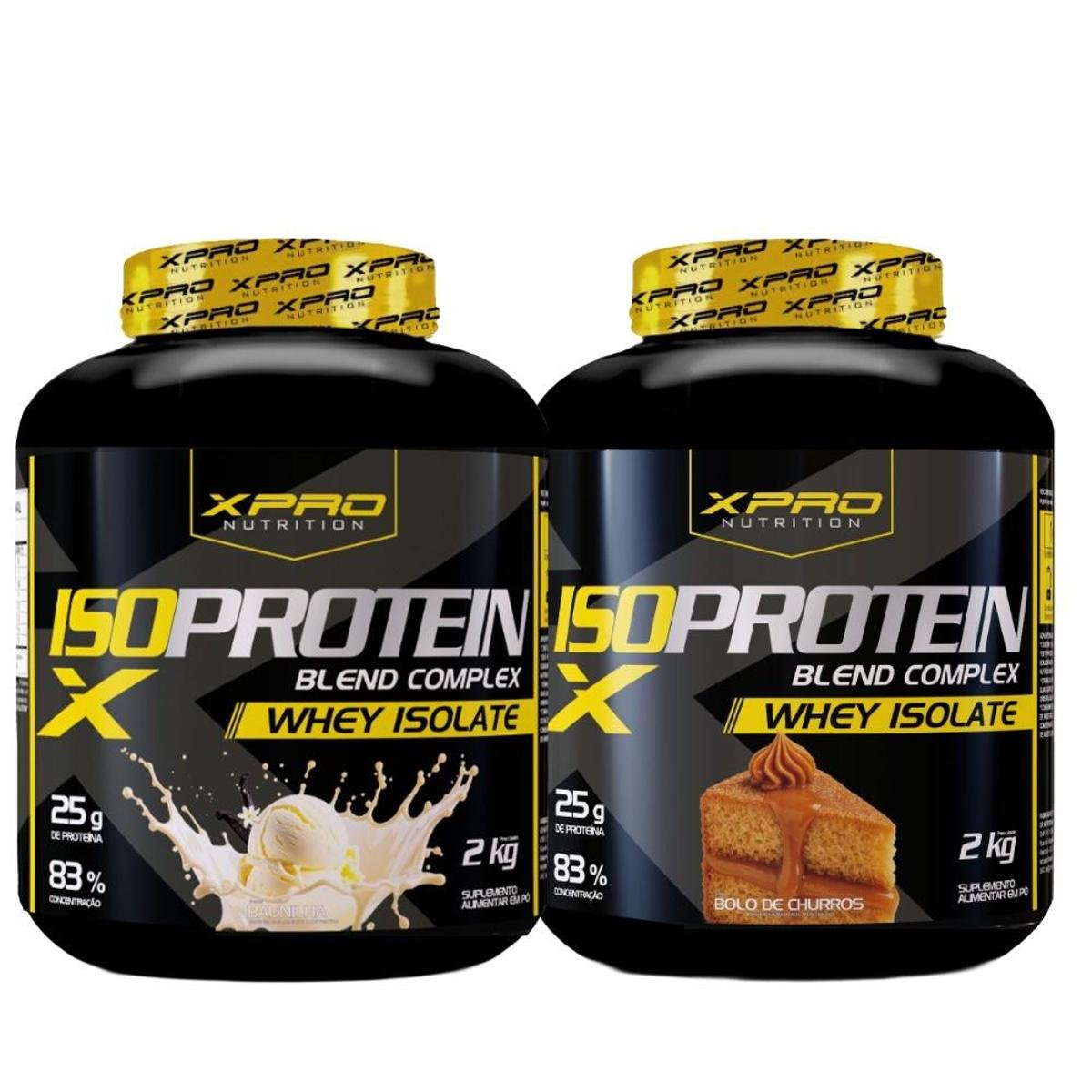 Kit 2x Whey Protein Blend Complex Iso 2Kg - XPRO