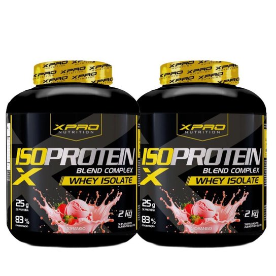 Kit 2x Whey Protein Blend Complex Iso 2Kg - XPRO