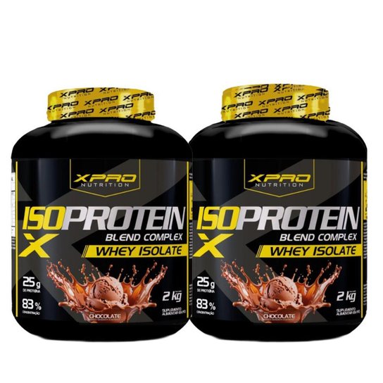 Kit 2x Whey Protein Blend Complex Iso 2Kg - XPRO