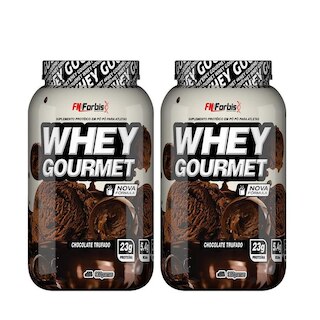Kit 2X Whey Protein Gourmet 907g Pote - FN Forbis Nutrition