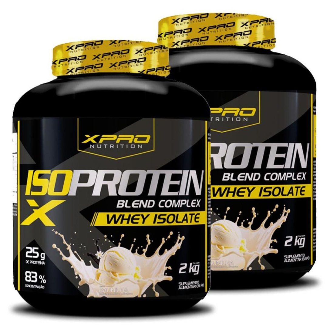 Kit 2x Whey Protein Iso Protein Blend Complex 2Kg Pretorian