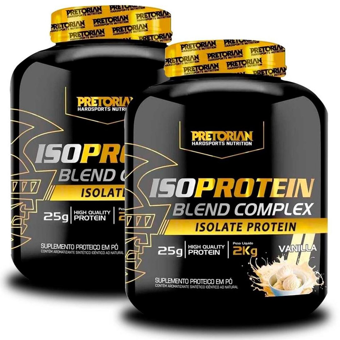 Kit 2X Whey Protein Iso Protein Zero Carb 2Kg Pretorian Nutrition