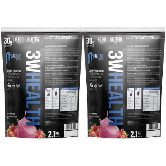 Kit 2X Whey Protein Isolado Concentrado Hidrolisado 5W 4,2Kg Healthtime Menor preço em Kit 2X Whey Protein Isolado Concentrado Hidrolisado 5W 4,2Kg Healthtime
